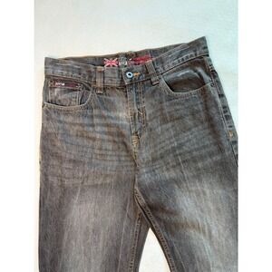 French Connection UK Style Mens Straight Leg Jeans Faded Black Y2K 32W 32L